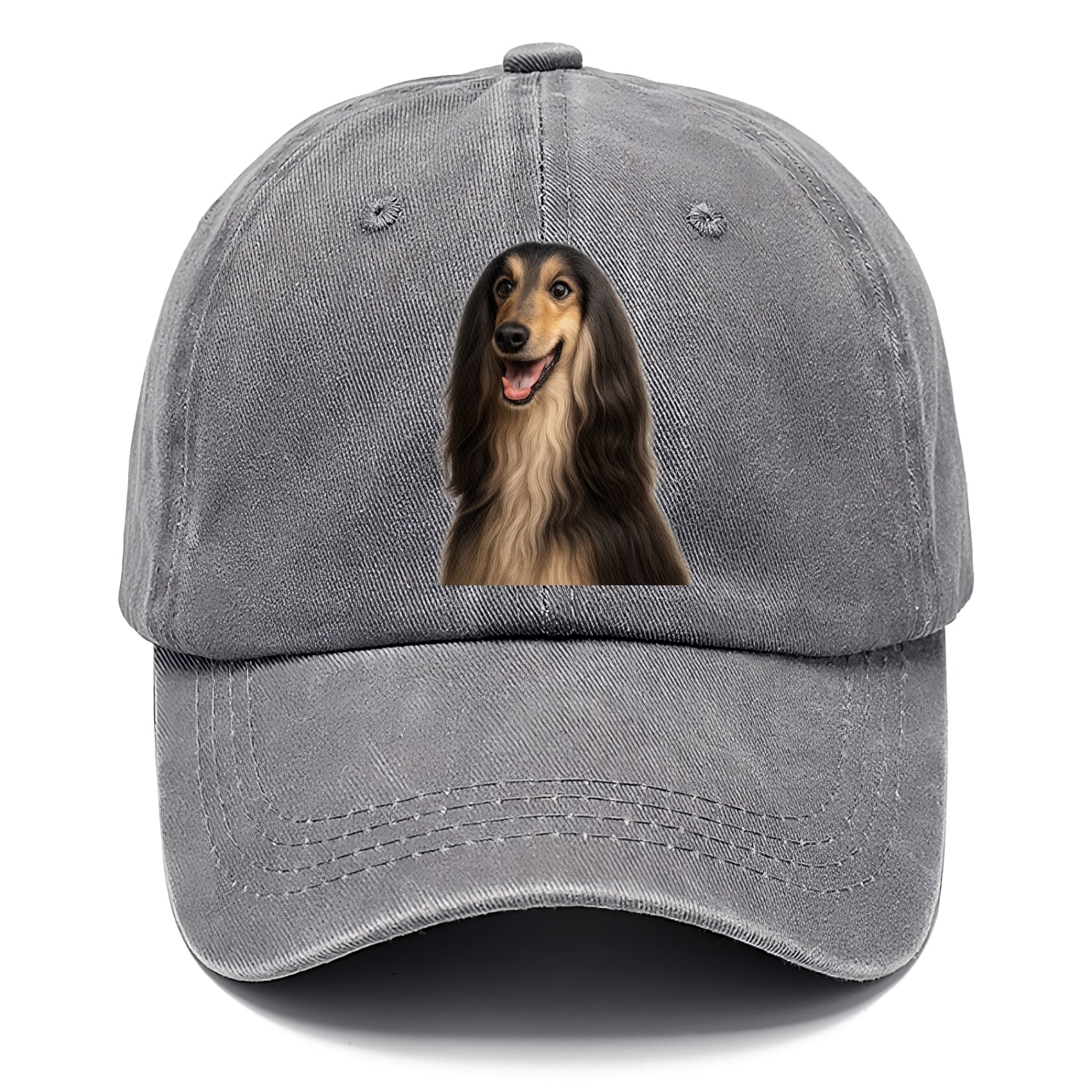 afghan hound portrait design Hat