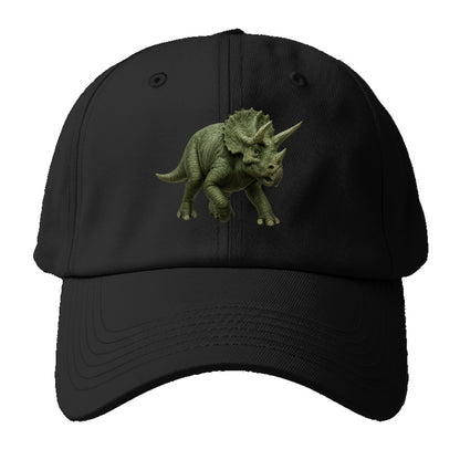 realistic triceratops roaming prehistoric earth Hat