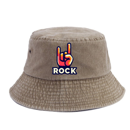 hand horn rock 2 Hat