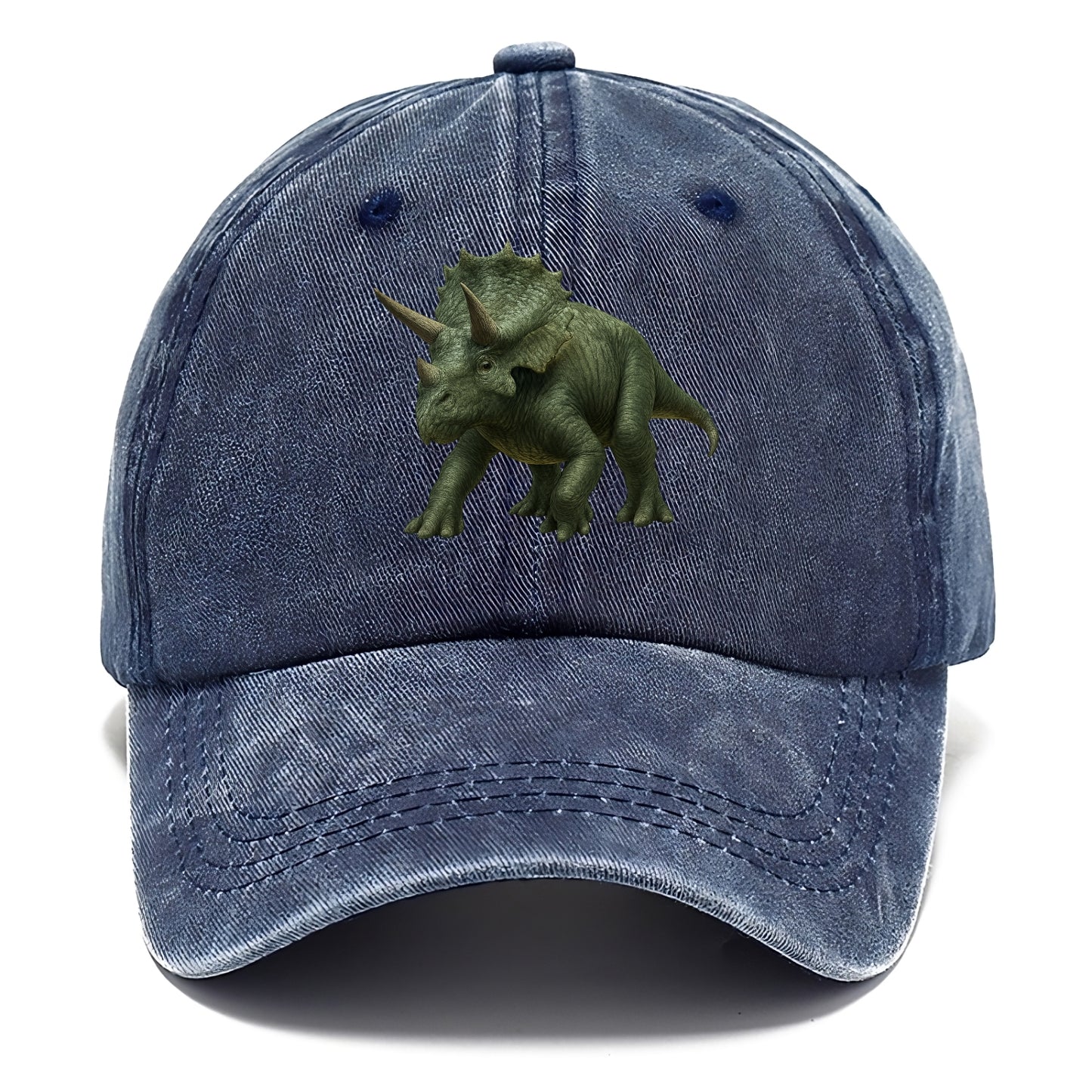 majestic triceratops rendered with precision Hat