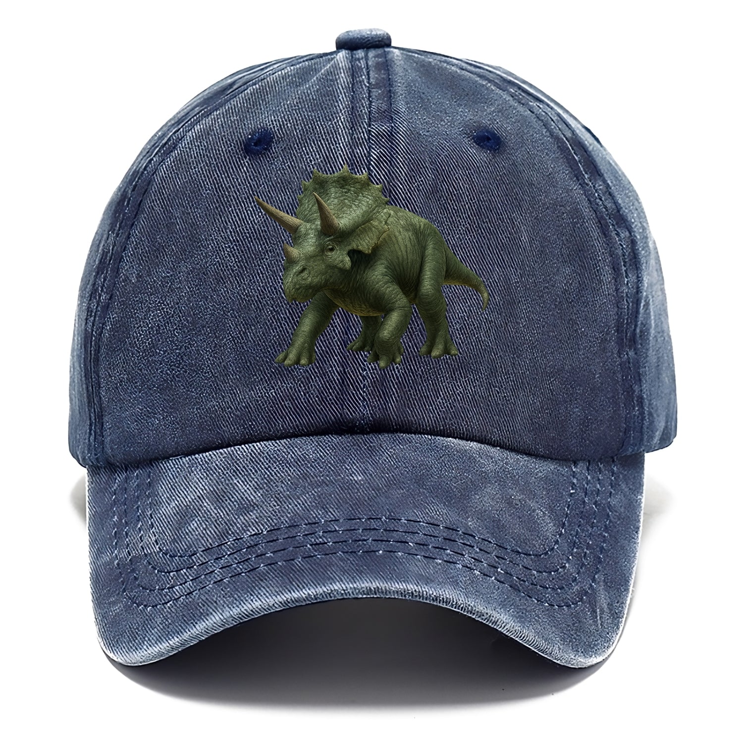 majestic triceratops rendered with precision Hat