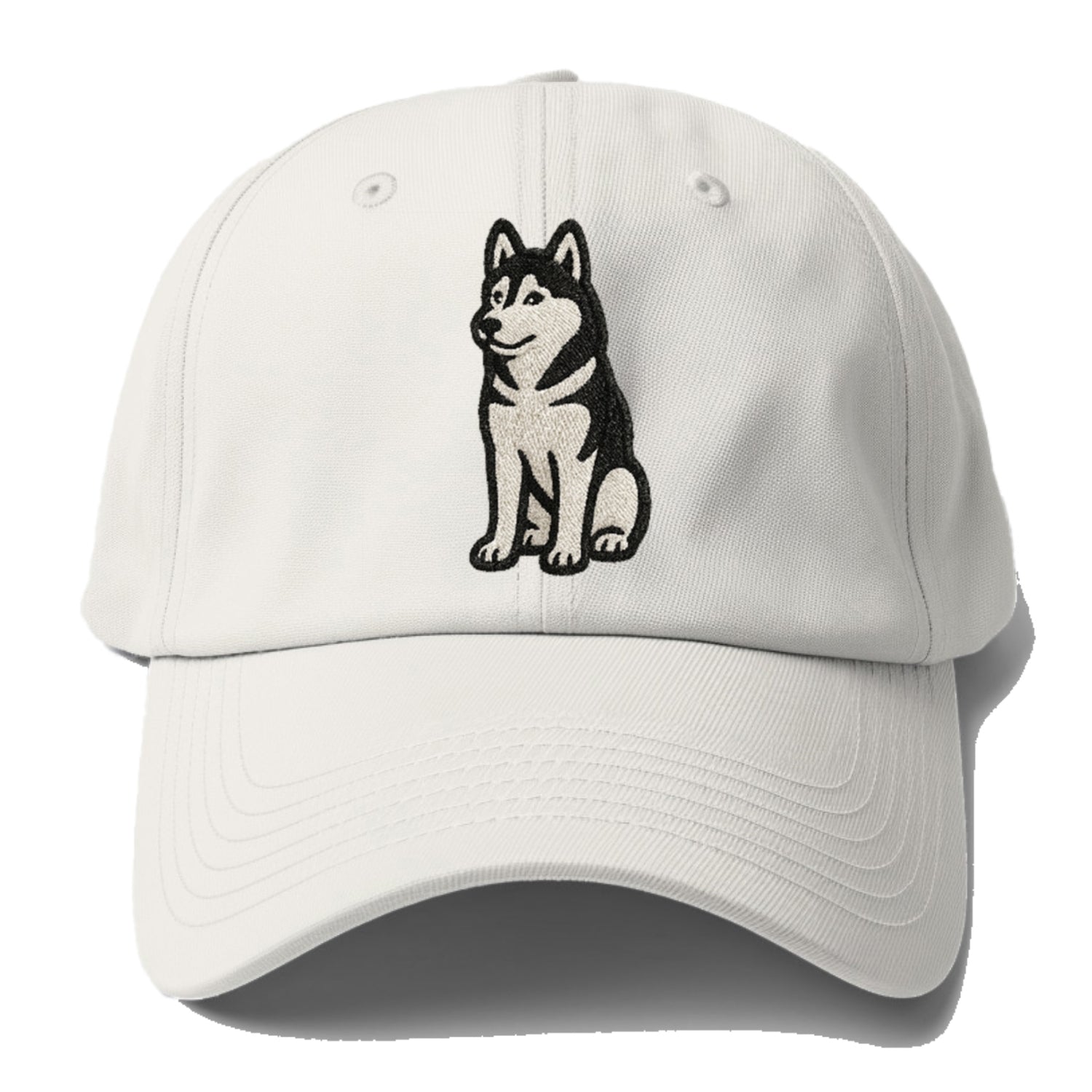 siberian-husky-black-white-loyal-spirit Hat
