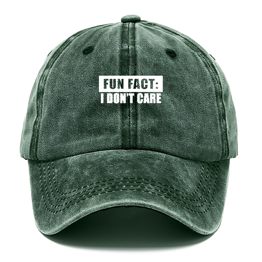 fun fact i dont care Hat