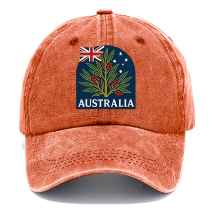 Australian Botanical Emblem Hat