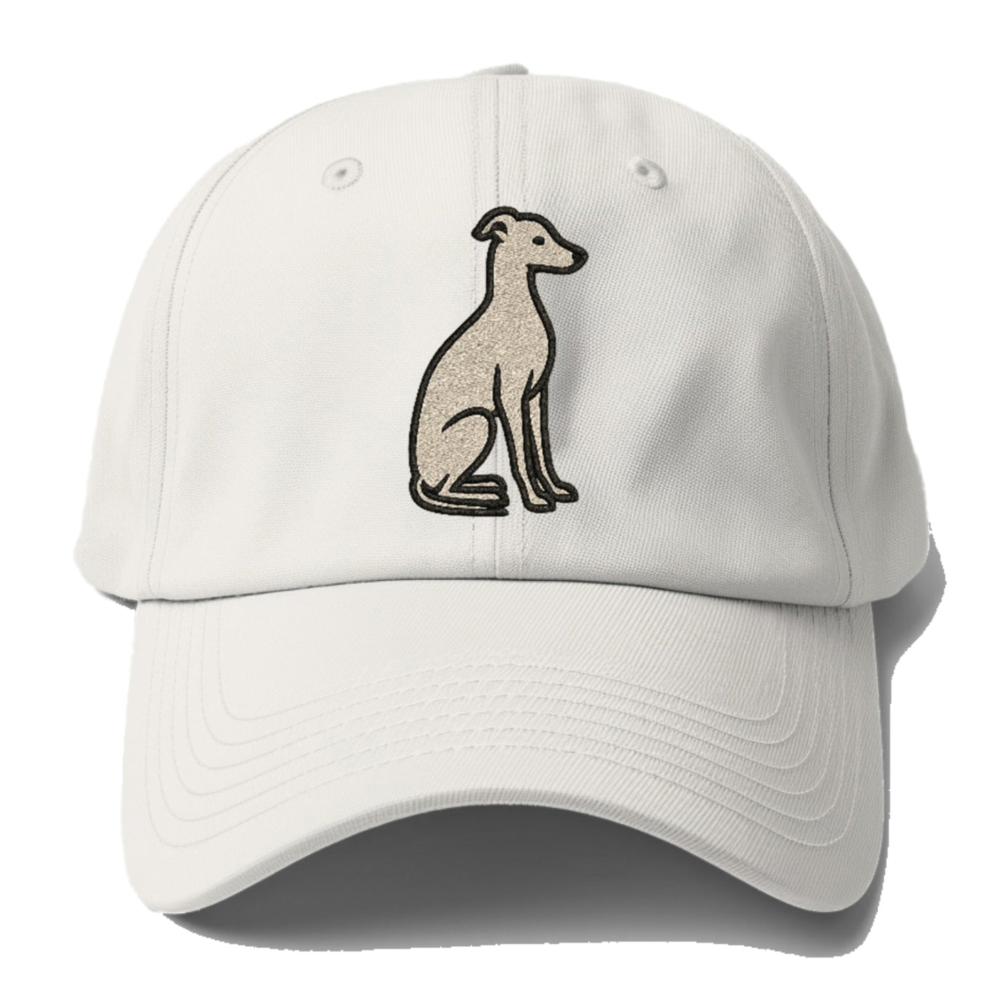 Italian Greyhound Gray Sitting Pose Hat