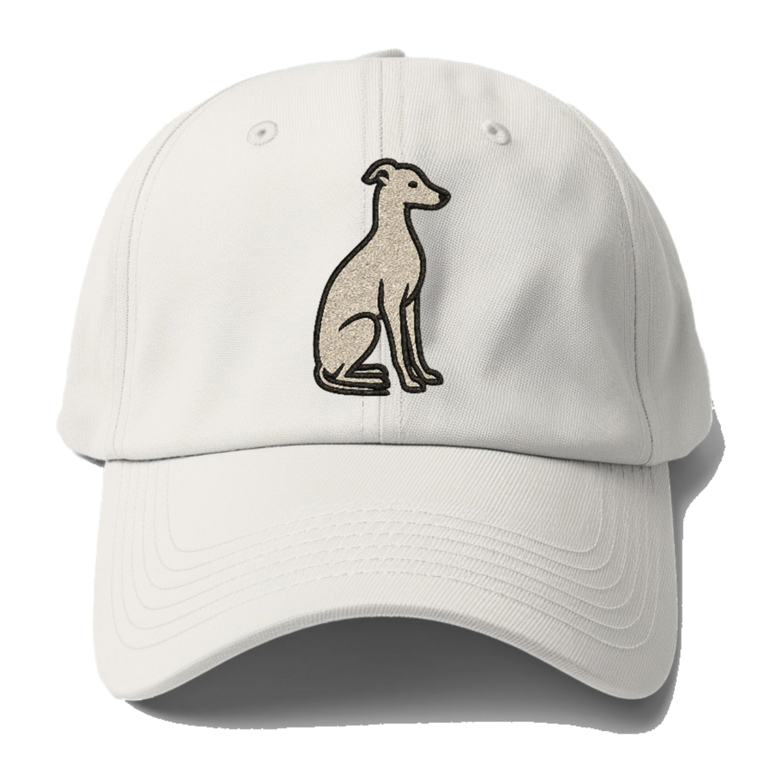 Italian Greyhound Gray Sitting Pose Hat