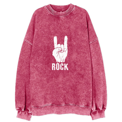 hand horn rock n roll Hat