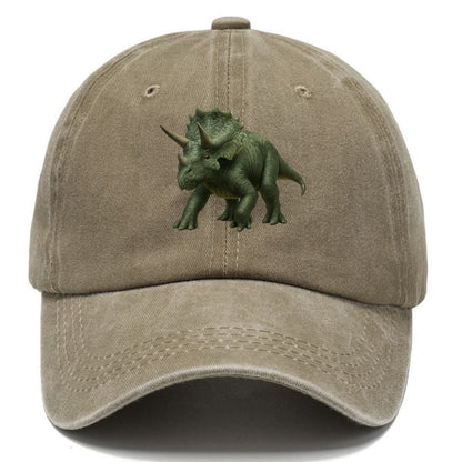 detailed triceratops in verdant light Hat