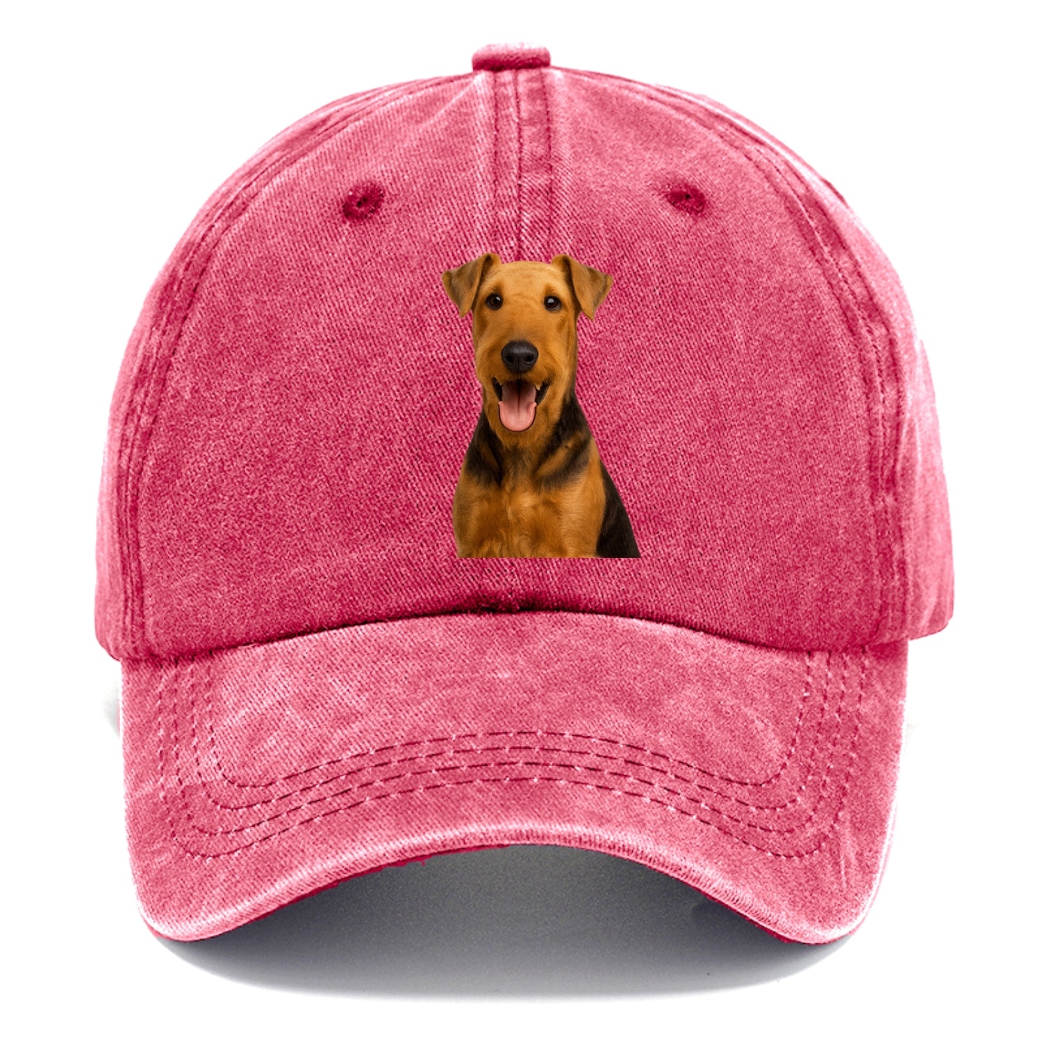 airedale terrier portrait design Hat