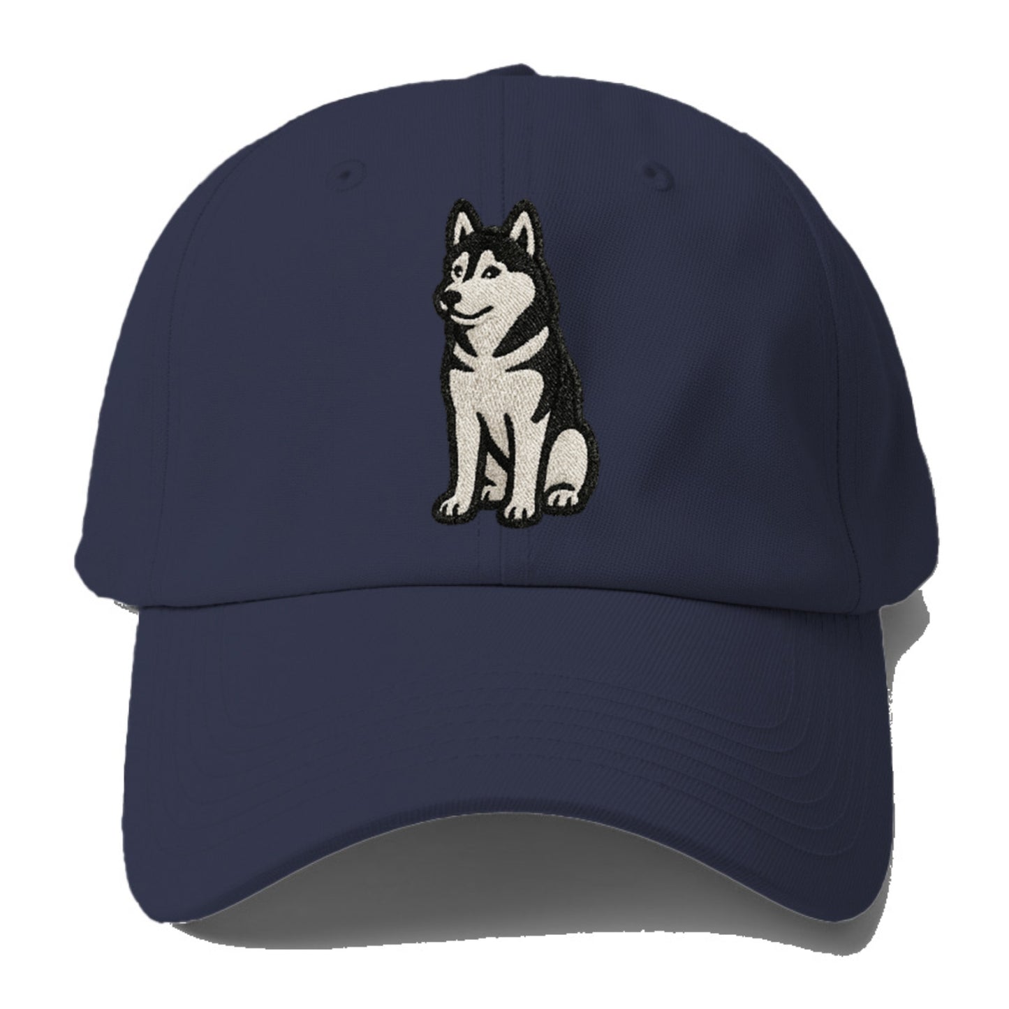 siberian-husky-black-white-loyal-spirit Hat