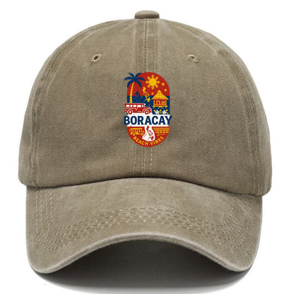 travel destination themed with cultural elements Hat