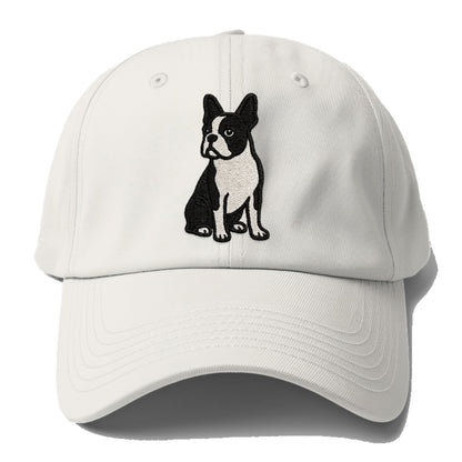 boston-terrier-black-white-tuxedo-charming-companion Hat