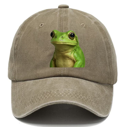 frog portrait design Hat