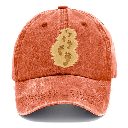 golden steps on sandy shores Hat