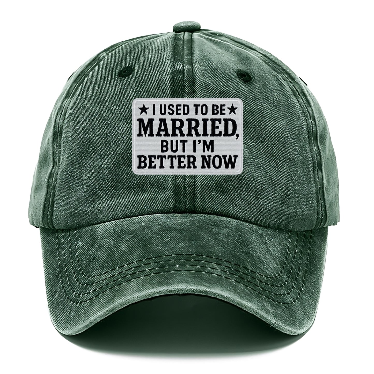 i used to be married but i'm better now Hat