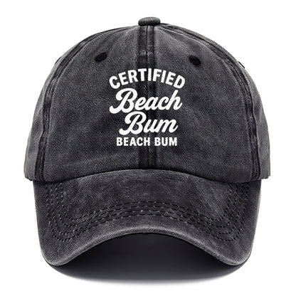 certified beach bum Hat