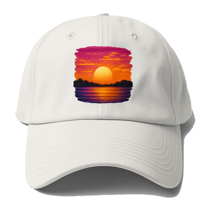 serene sunset hues Hat