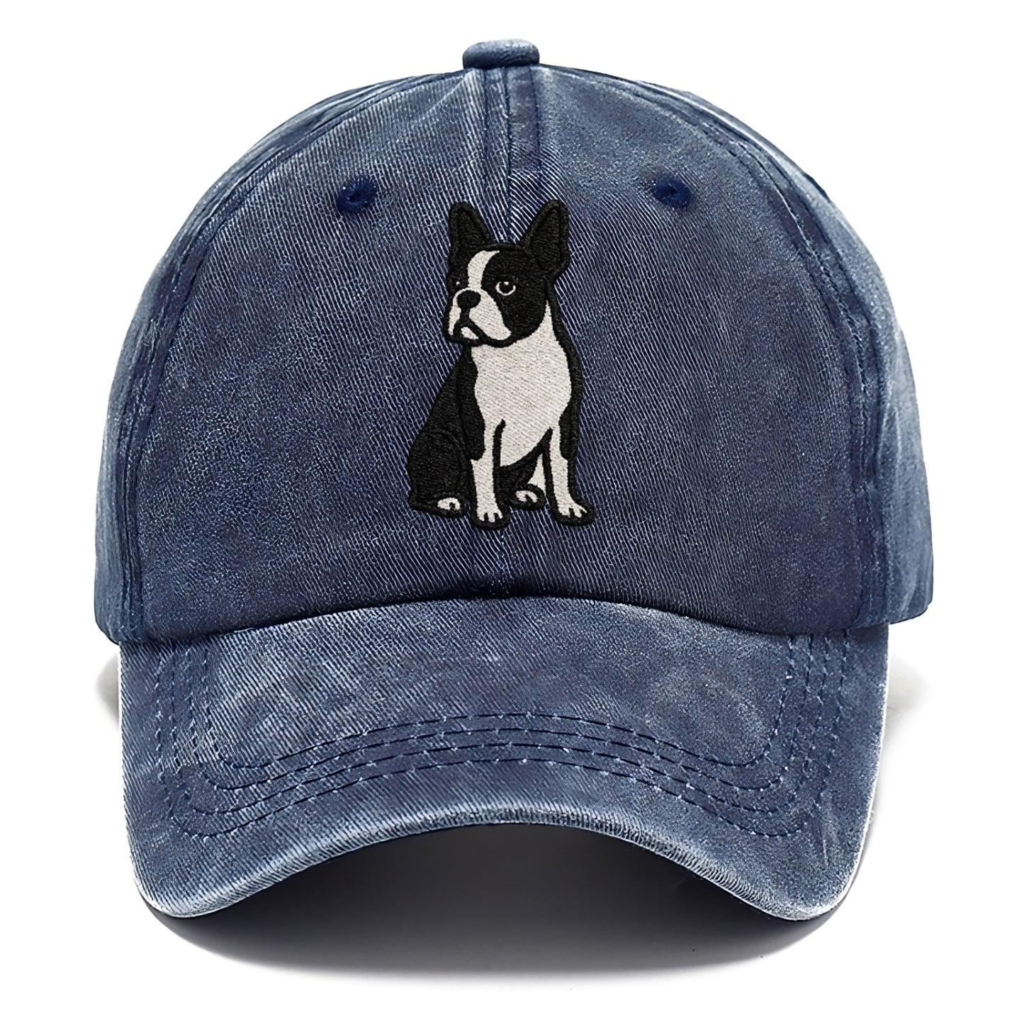 boston-terrier-black-white-tuxedo-charming-companion Hat