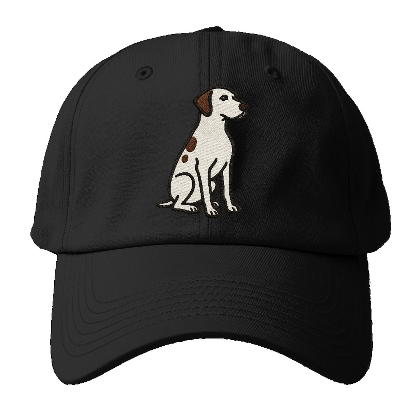 pointer-white-liver-spots-sitting-pose-loyal-spirit Hat