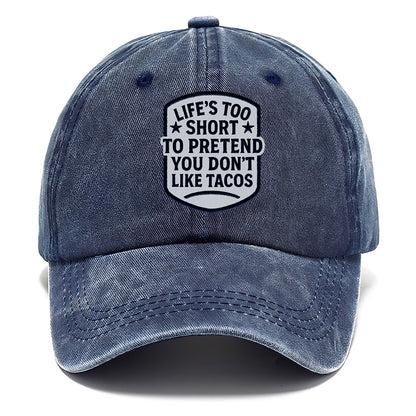 humorous food quote patch Hat