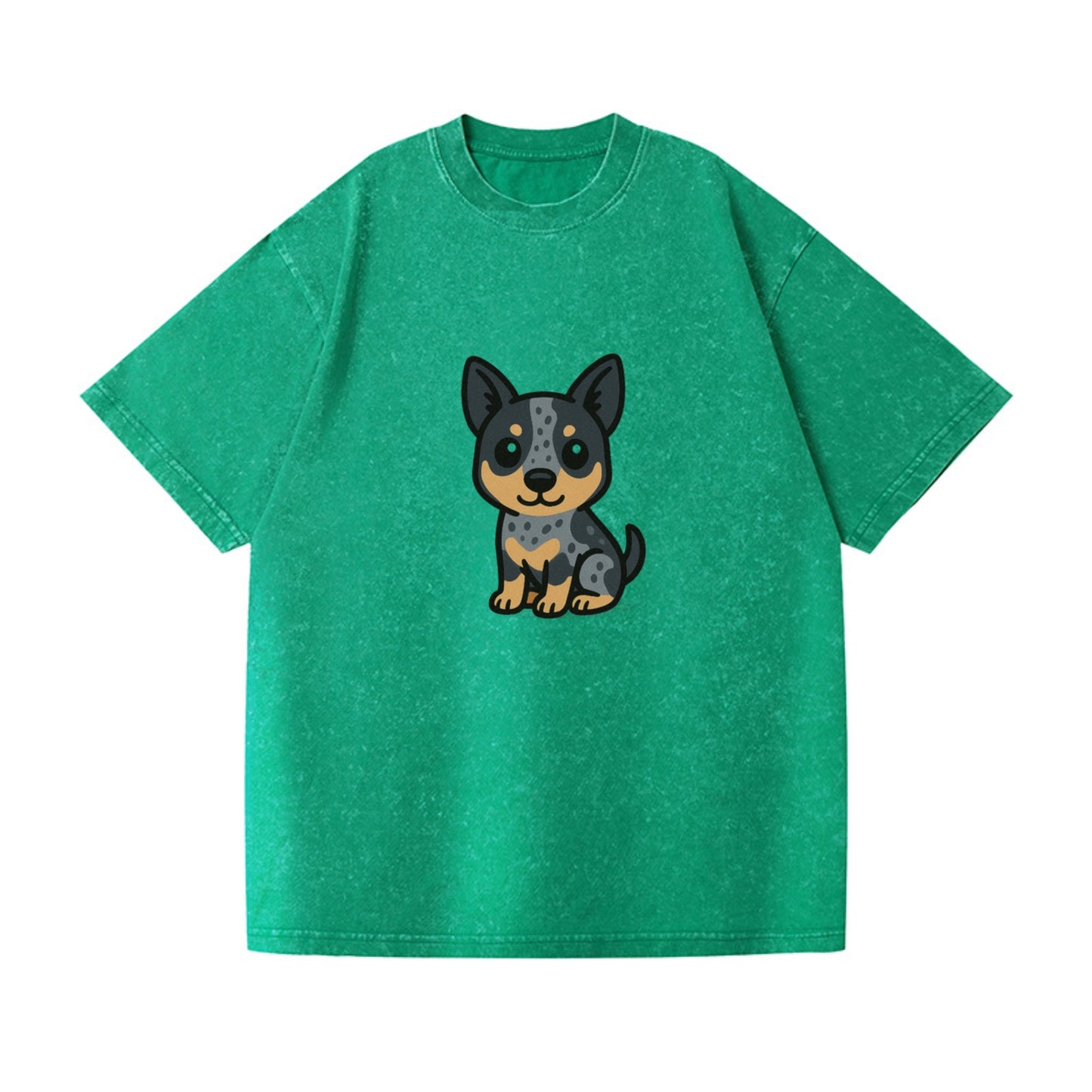 australian cattle dog blue heeler sitting pose portrait design Hat