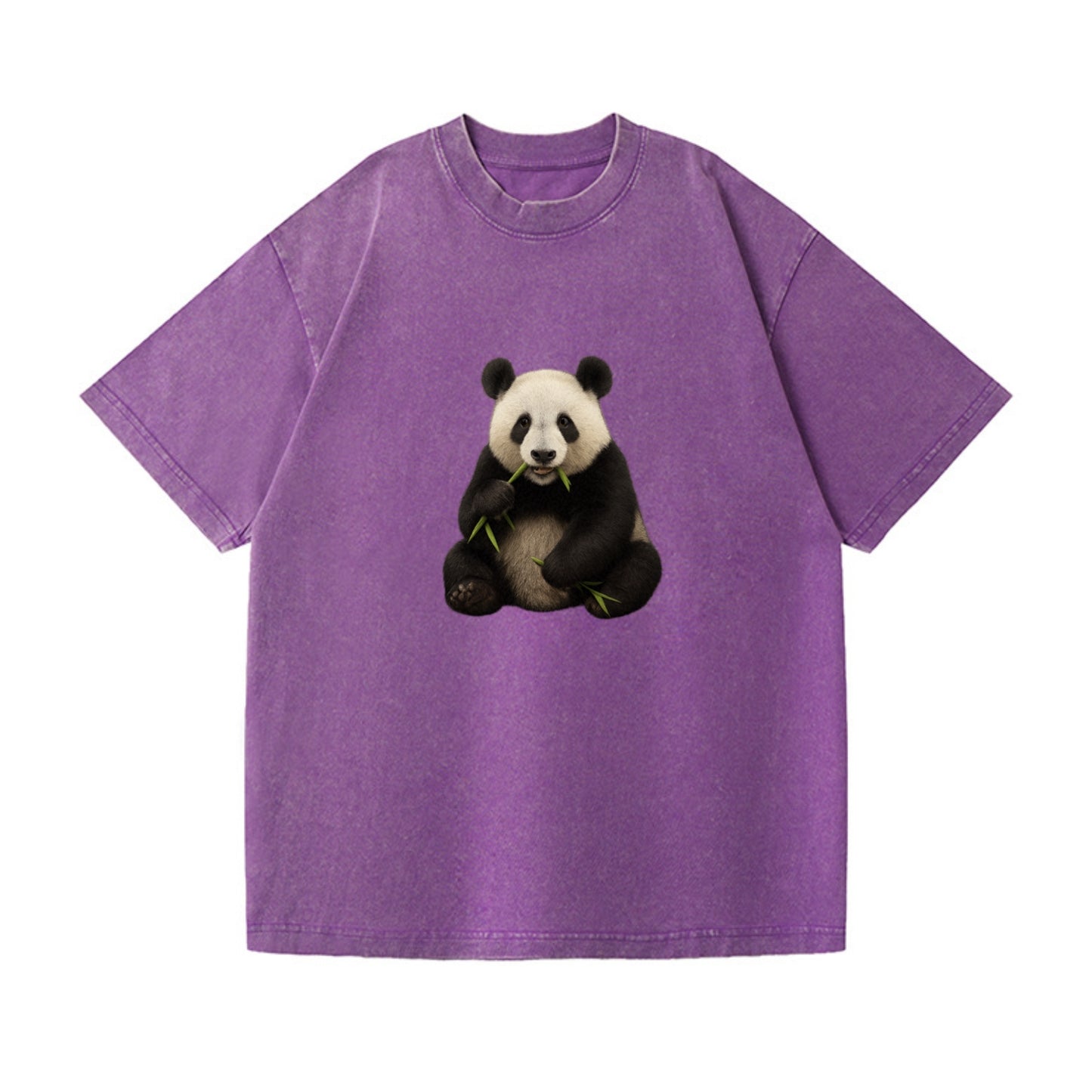 realistic panda eating bamboo hat Hat