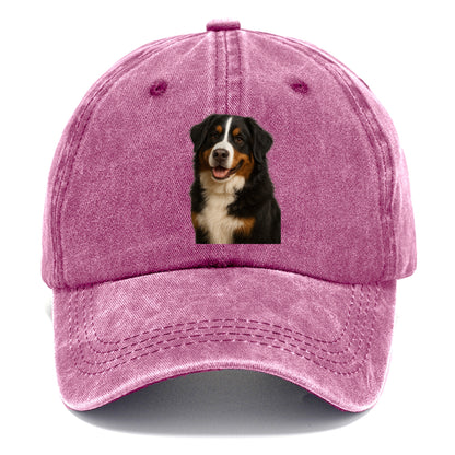 bernese mountain dog portrait design Hat