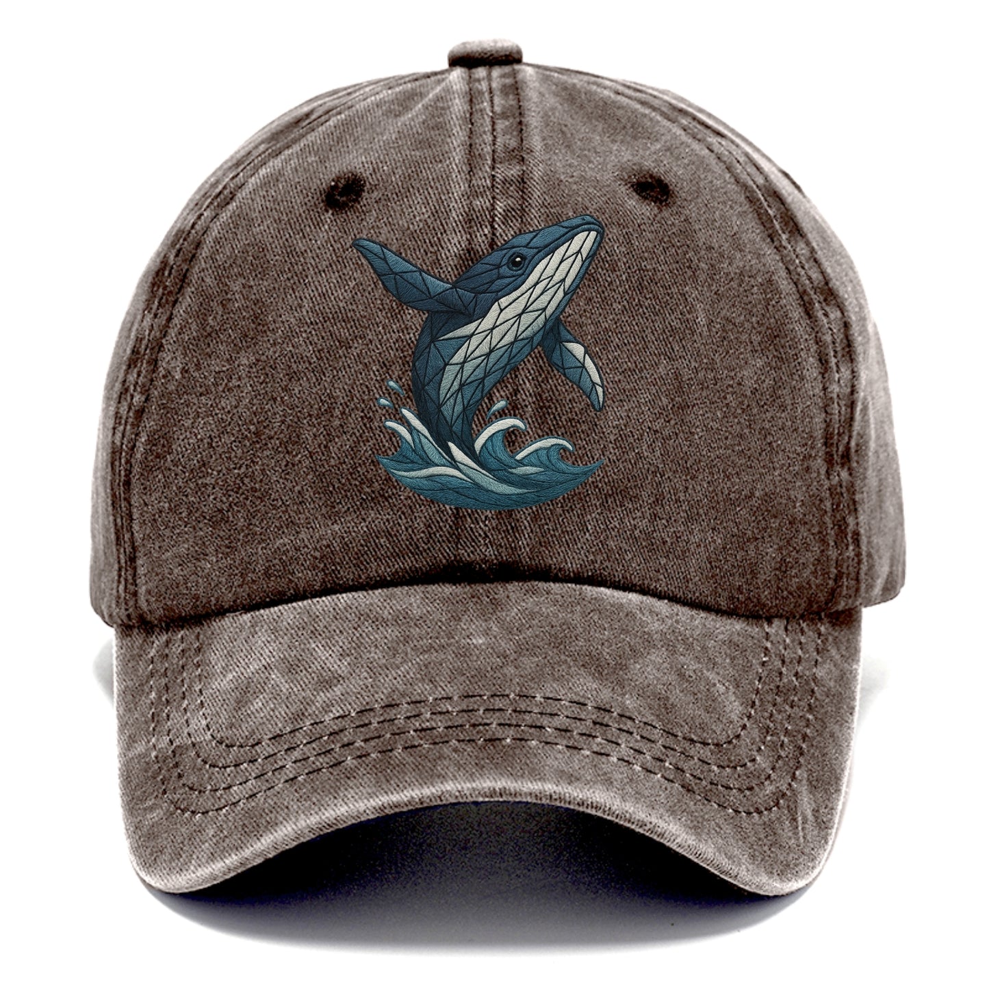 whale ocean waves Hat