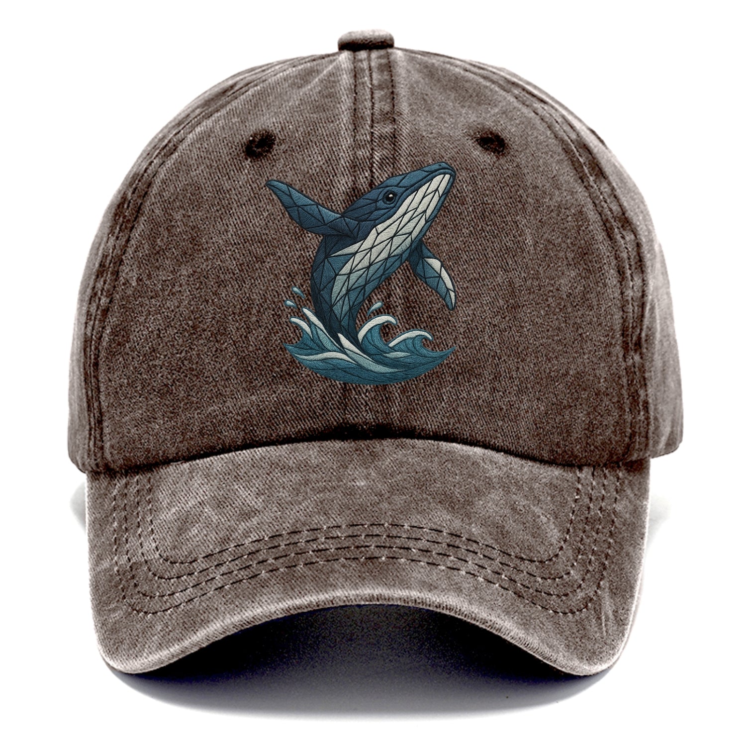 whale ocean waves Hat