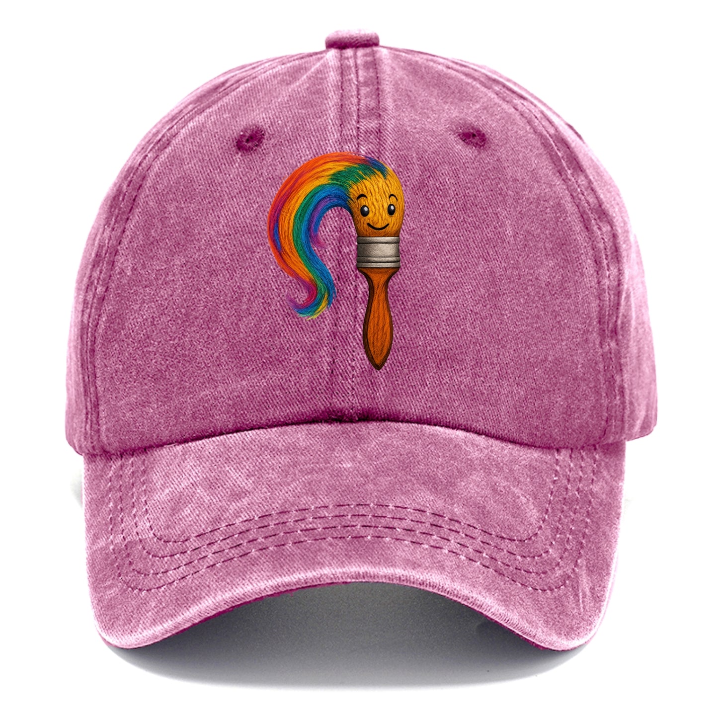 rainbow brushstrokes Hat