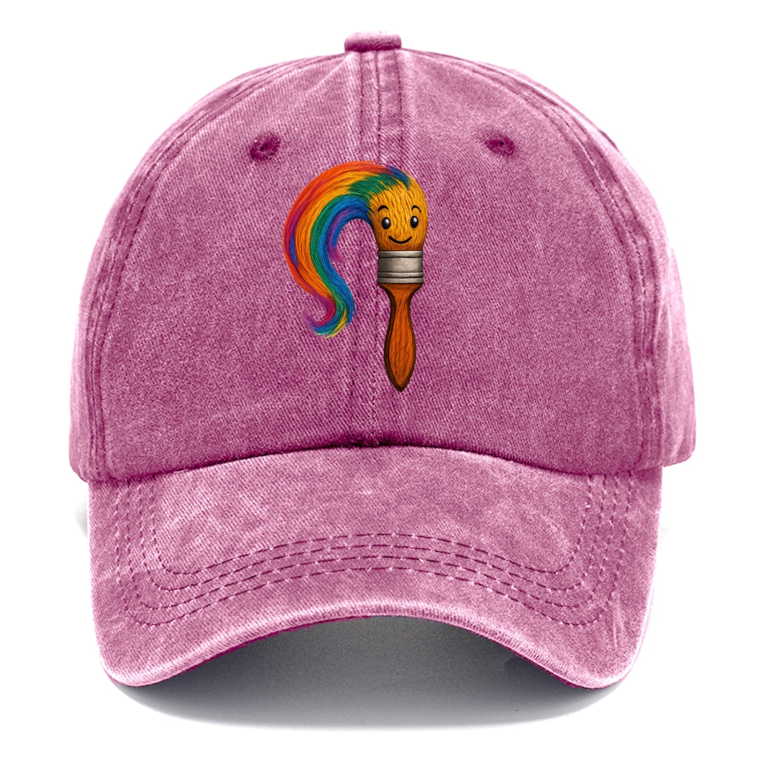 rainbow brushstrokes Hat