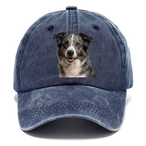 Blue Merle Border Collie Agile Mind Classic Cap