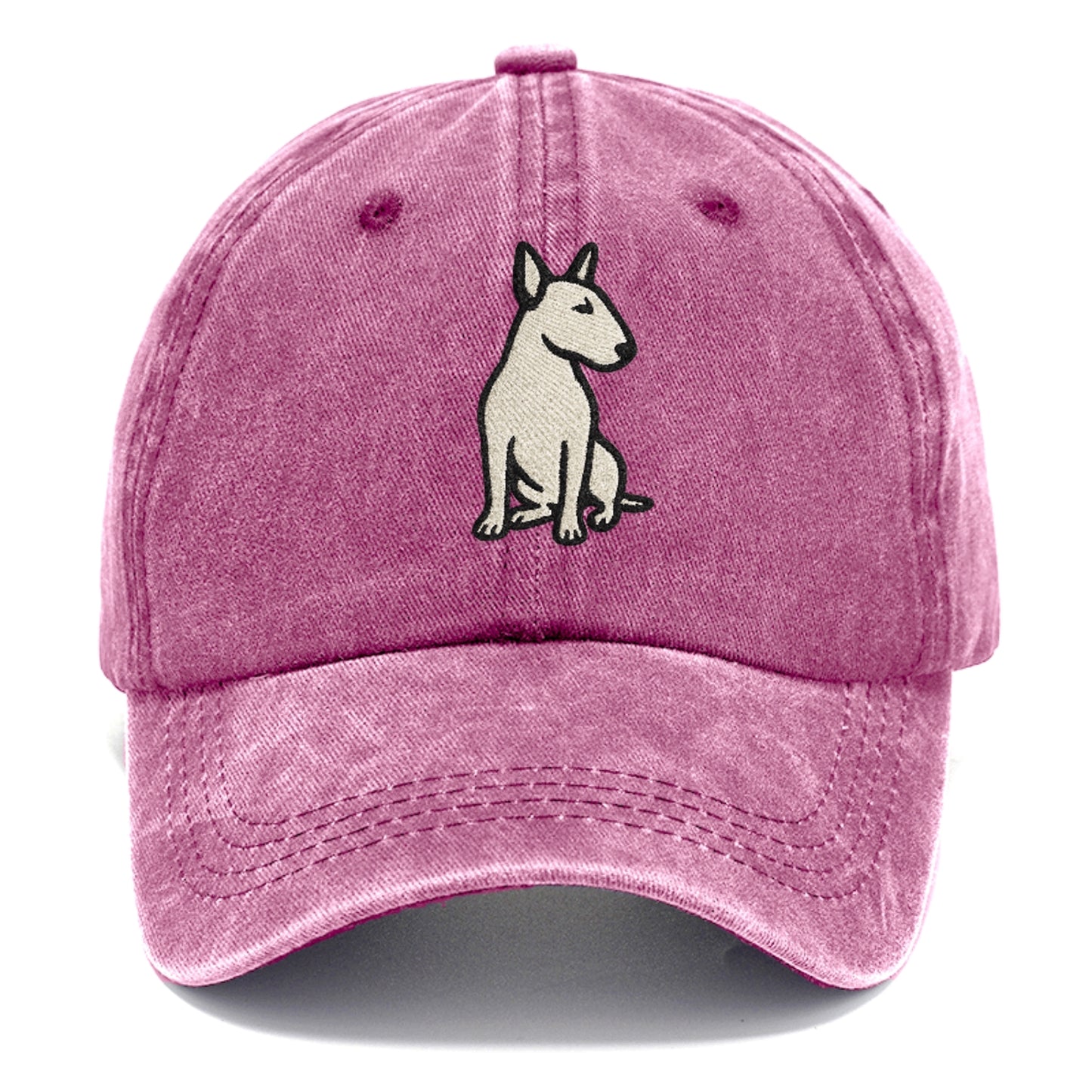 Miniature Bull Terrier White Pose Hat