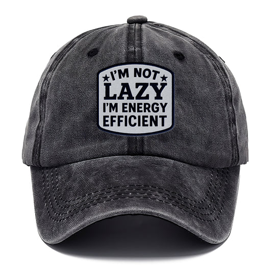 humorous slogan patch Hat
