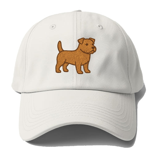 Norfolk Terrier Red Colored Pose Baseball Cap For Big Heads