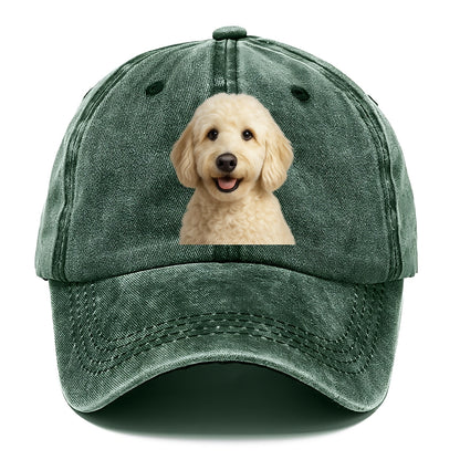 english cream doodle portrait design Hat