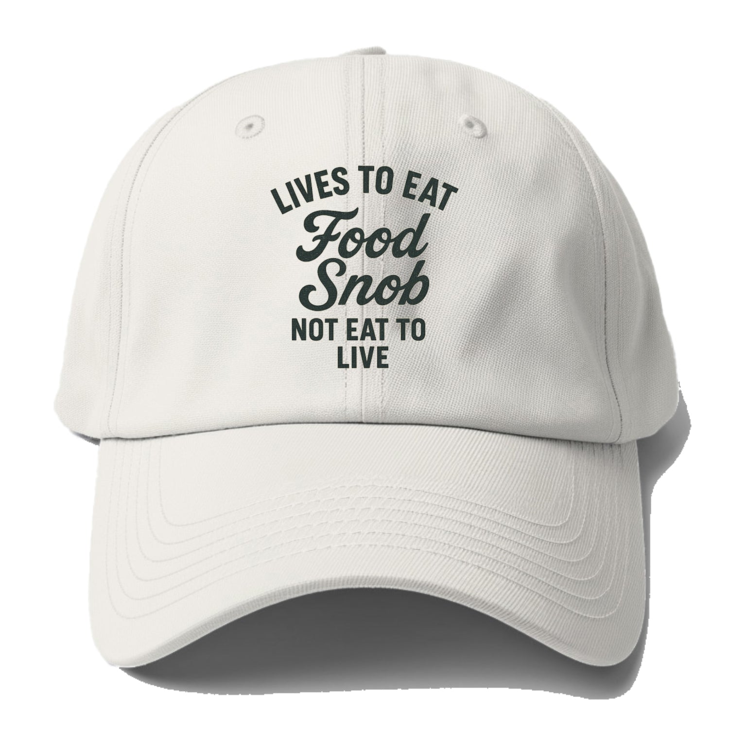 food snob lives to eat Hat