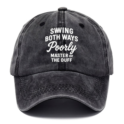 golf swing poorly Hat