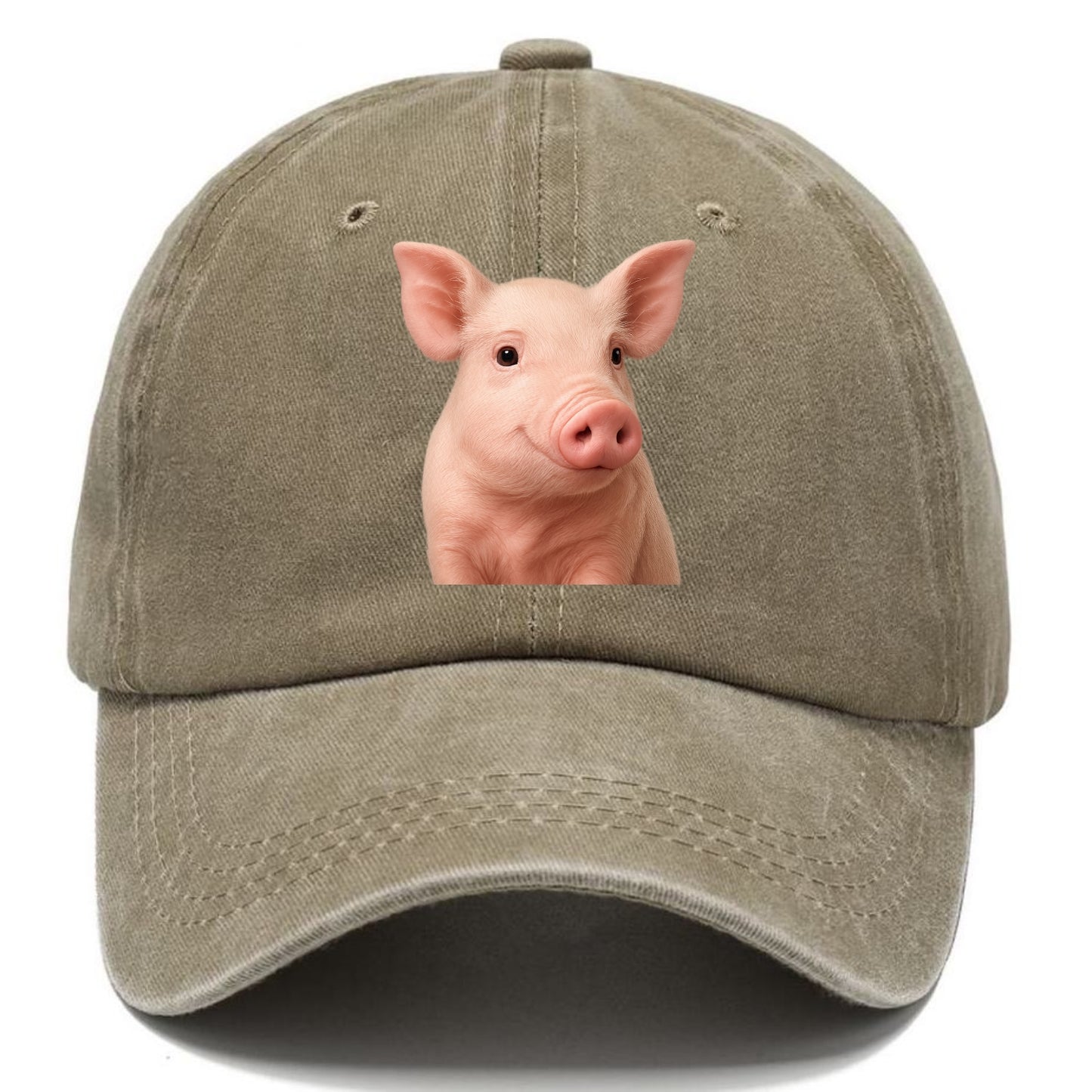 pig portrait design Hat
