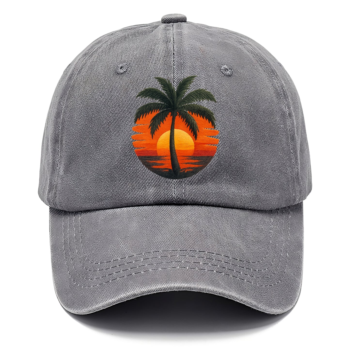 golden palm island sunset dream Hat