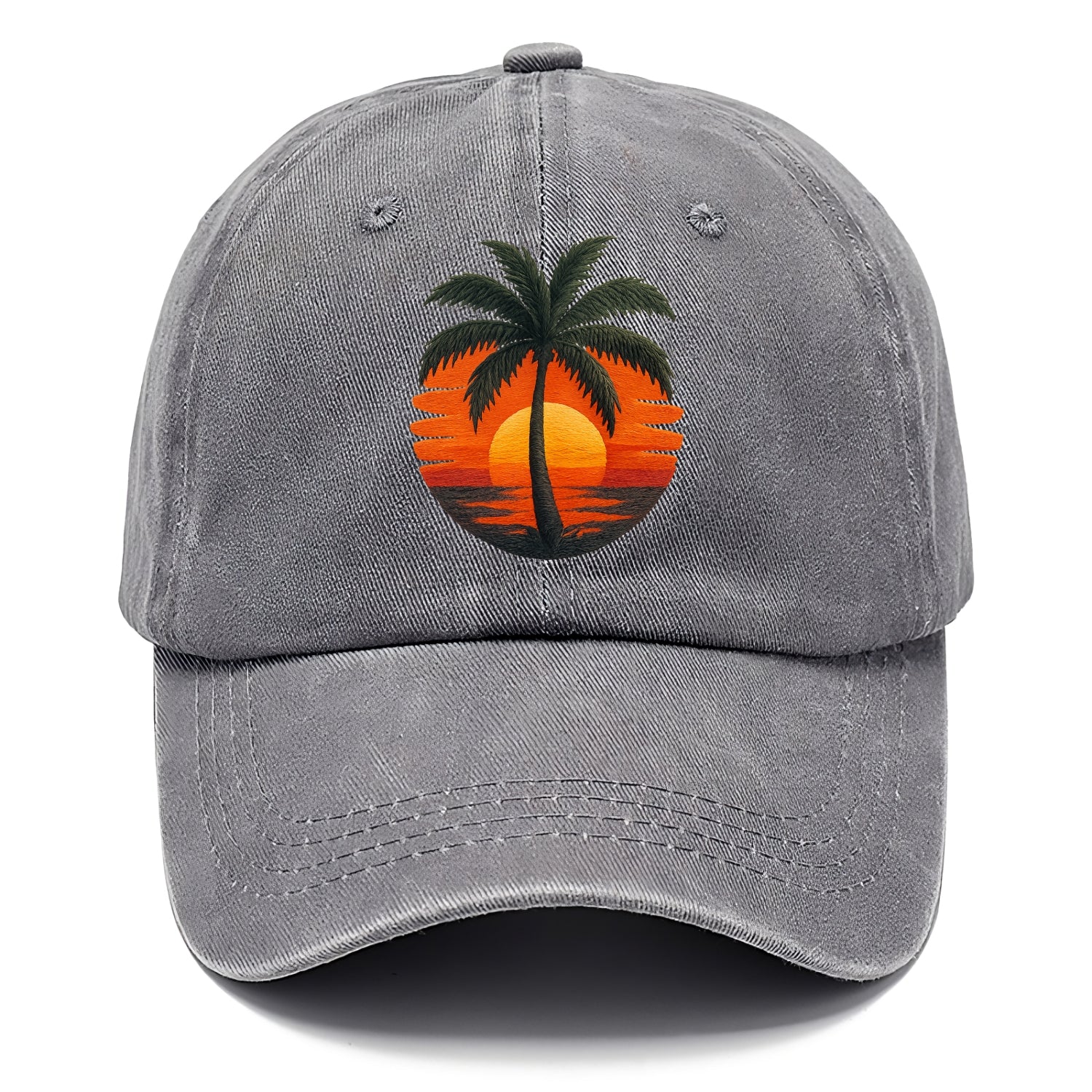 golden palm island sunset dream Hat