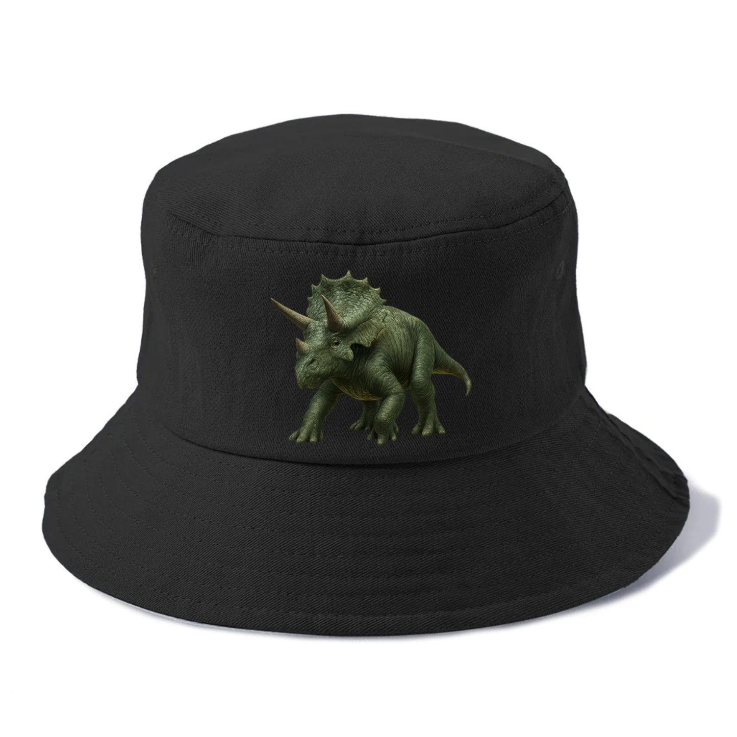 detailed triceratops in verdant light Hat