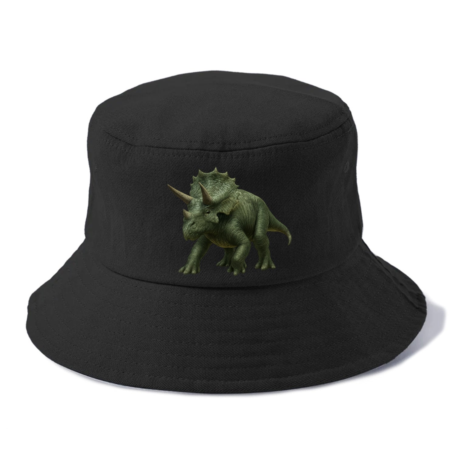 detailed triceratops in verdant light Hat