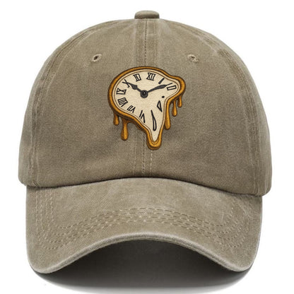 melting clock surreal time distortion Hat