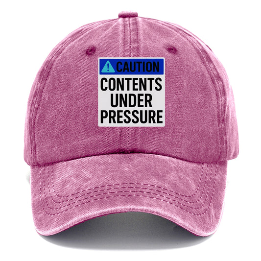 contents under pressure Hat