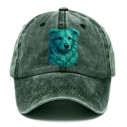 ocean waves portrait design Hat