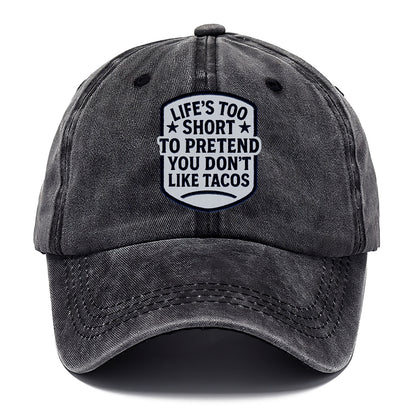 humorous food quote patch Hat