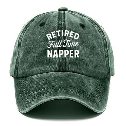 retired full time napper Hat