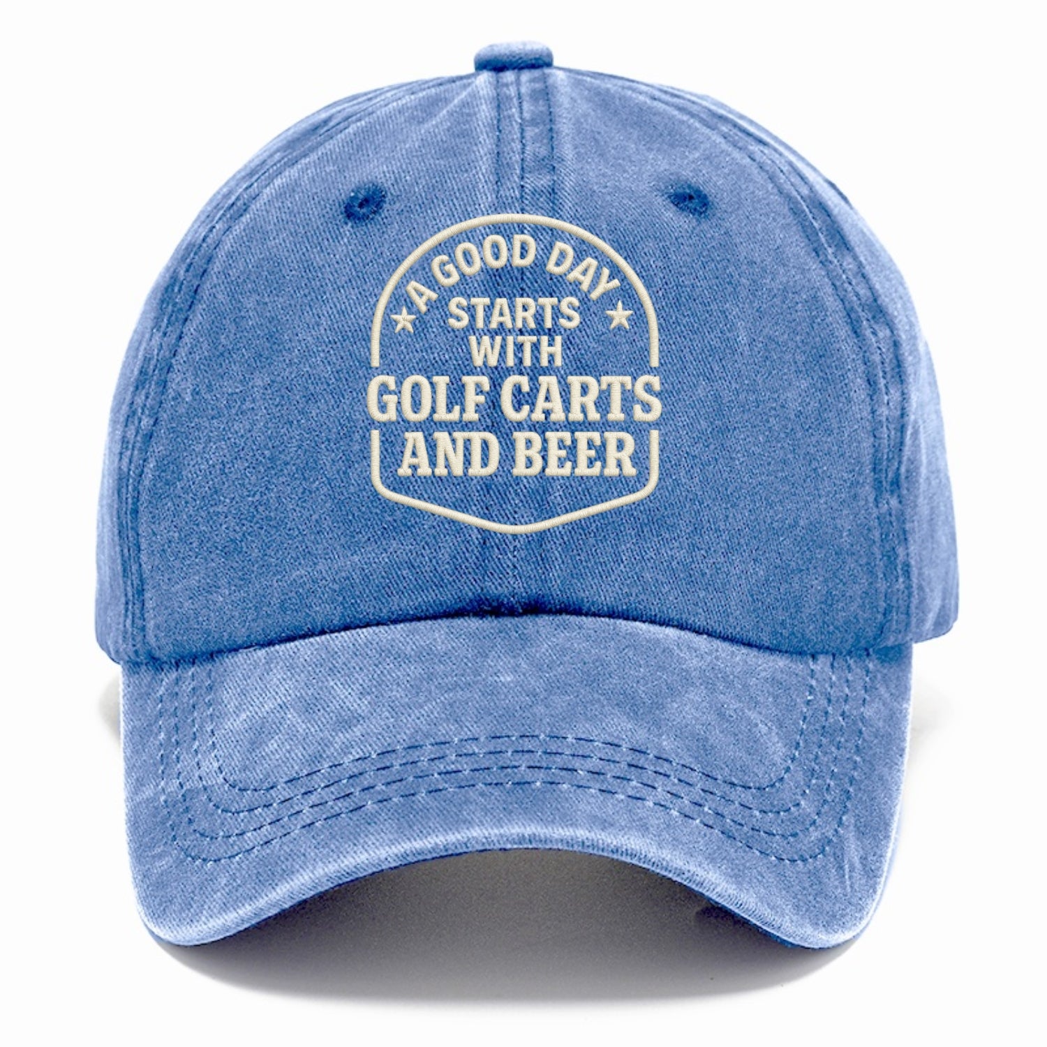 golf and leisure slogan Hat