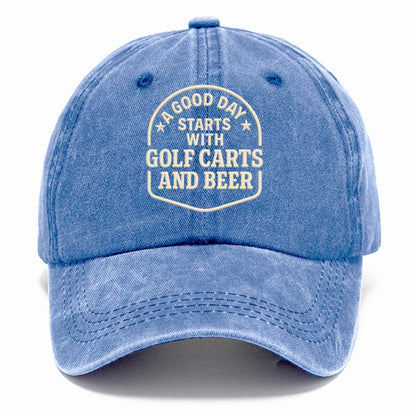 golf and leisure slogan Hat